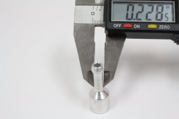 Aluminum Hose Barb 1/4 - Image 2