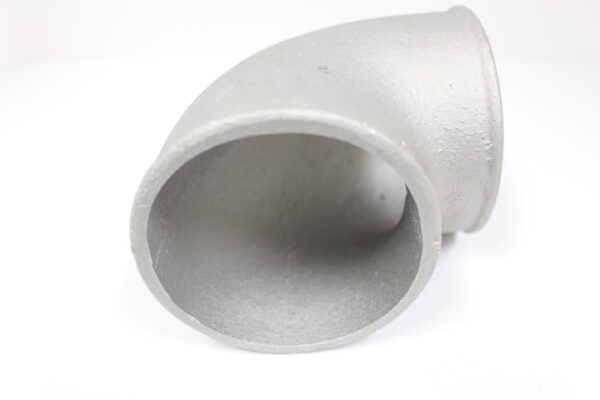 Cast Aluminum Elbow with Hose Ribs 300 - Image 3