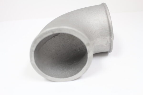 Cast Aluminum Elbow with Hose Ribs 350 - Image 3