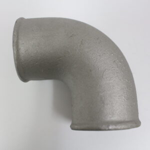 Cast Aluminum Elbow with Hose Ribs 225
