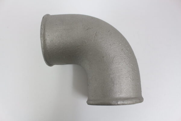 Cast Aluminum Elbow with Hose Ribs 225