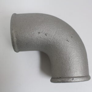Cast Aluminum Elbow with Hose Ribs 200