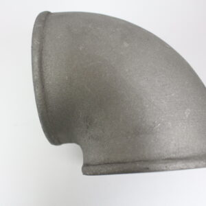 Cast Aluminum Elbow with Hose Ribs 400