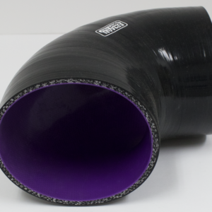 Silicone Elbow 90 4.00 Blk