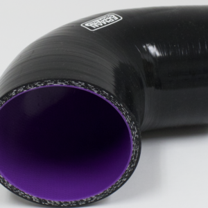 Silicone Elbow 90 2.75/3.00 Blk