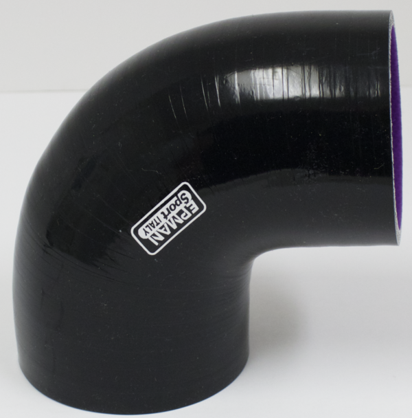 Silicone Elbow 90 2.75/3.00 Blk - Image 4