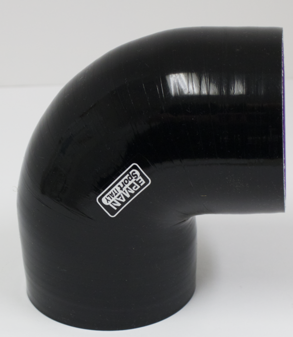 Silicone Elbow 90 3.00 Blk - Image 3